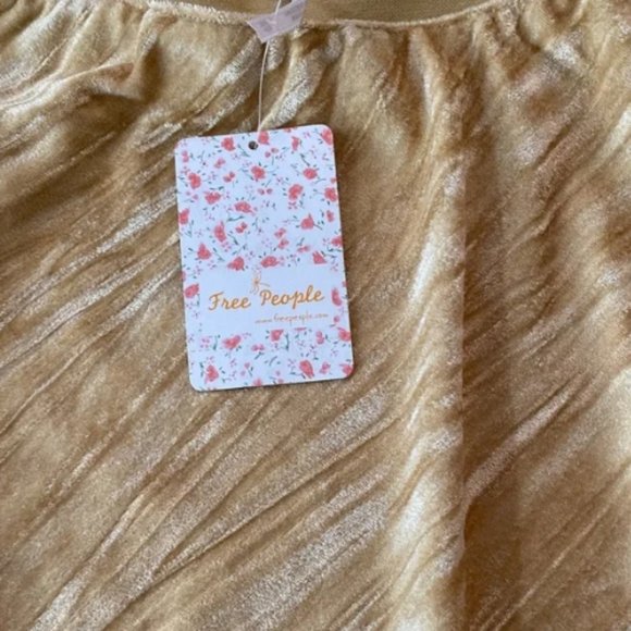 FREE PEOPLE Golden Noa Slip Skirt Size Medium - Picture 8 of 8